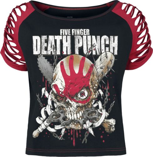 Five Finger Death Punch EMP Signature Collection Dámské tričko cerná/cervená