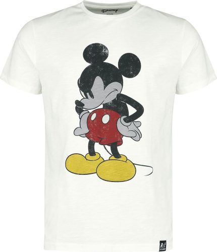 Mickey & Minnie Mouse Recovered - Madface Tričko šedobílá