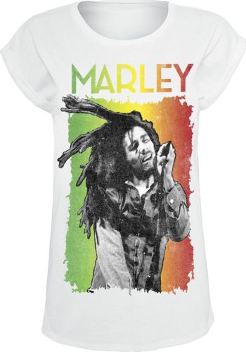 Bob Marley Marley Live Dámské tričko bílá