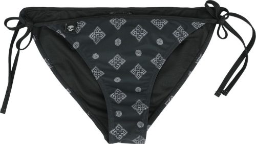 Black Premium by EMP Bikinové kalhotky s keltskými potisky Spodní díl plavek černá