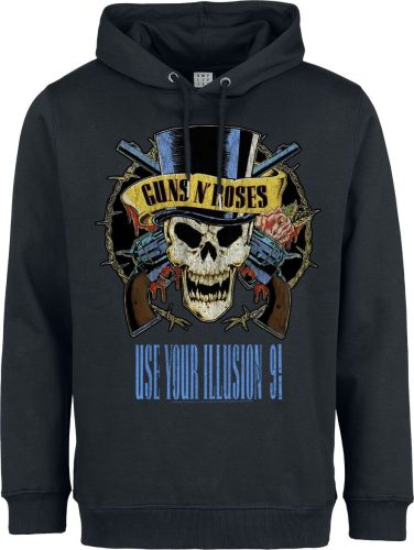 Guns N' Roses Amplified Collection - Use Your Illusion Mikina s kapucí černá