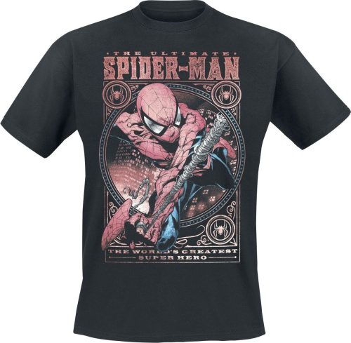 Spider-Man The World's Greatest Super Hero Tričko černá
