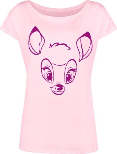 Bambi Cute Dámské tričko světle růžová