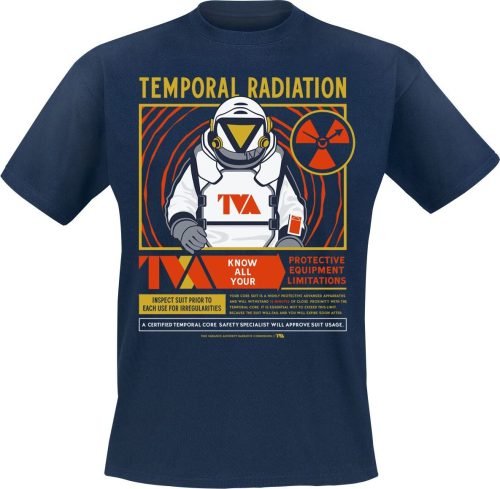 Loki Temporal Radiation Tričko modrá