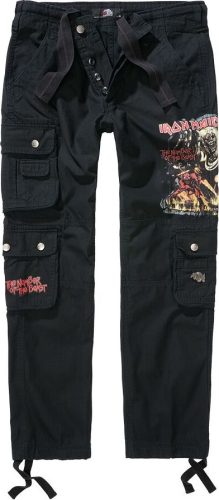 Iron Maiden Pure Slim Trousers Cargo kalhoty černá