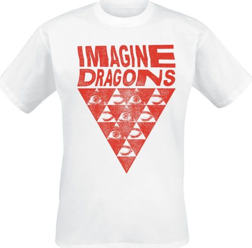 Imagine Dragons Eyes Tričko bílá