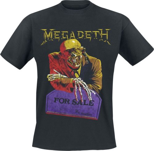 Megadeth Vic Realtors Tričko černá