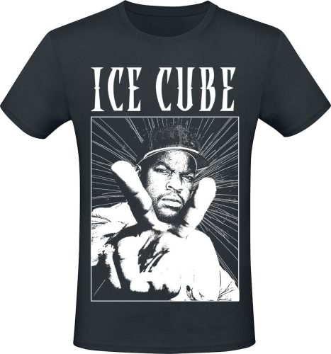 Ice Cube Peace Sign Tričko černá