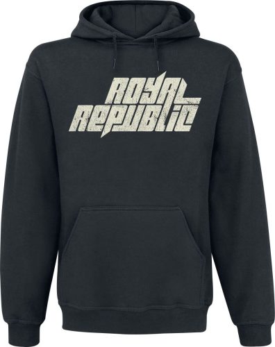 Royal Republic Vintage Logo Mikina s kapucí černá
