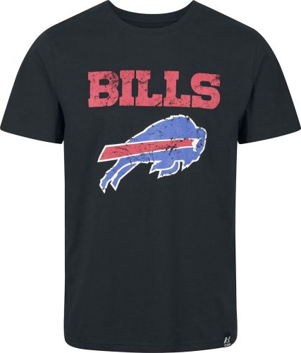 Recovered Clothing NFL Bills Logo Tričko černá