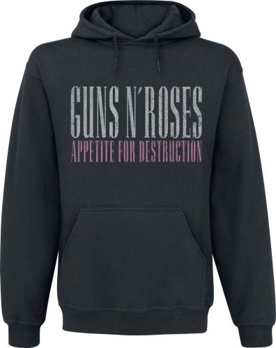 Guns N' Roses Appetite Skull Mikina s kapucí černá
