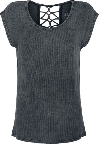 Black Premium by EMP Tričko s ozdobnými šňůrkami na zádech Dámské tričko černá