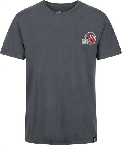 Recovered Clothing NFL Chiefs college - černé seprané Tričko vícebarevný