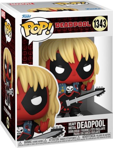 Deadpool Vinylová figurka č.1343 Heavy Metal Deadpool Sberatelská postava vícebarevný