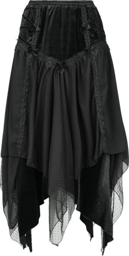 Sinister Gothic Gotická sukně Sukně černá