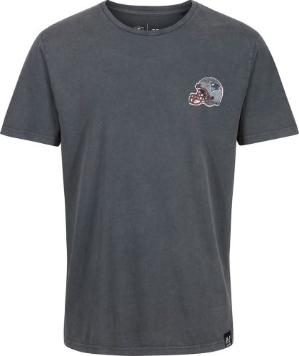 Recovered Clothing NFL Patriots college - černé seprané Tričko vícebarevný