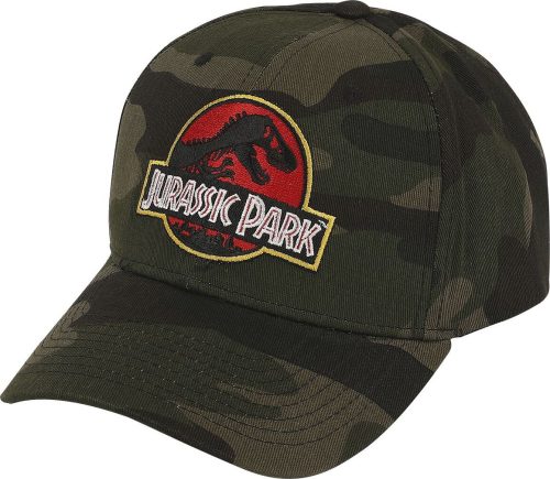 Jurassic Park Camo Logo Baseballová kšiltovka vícebarevný