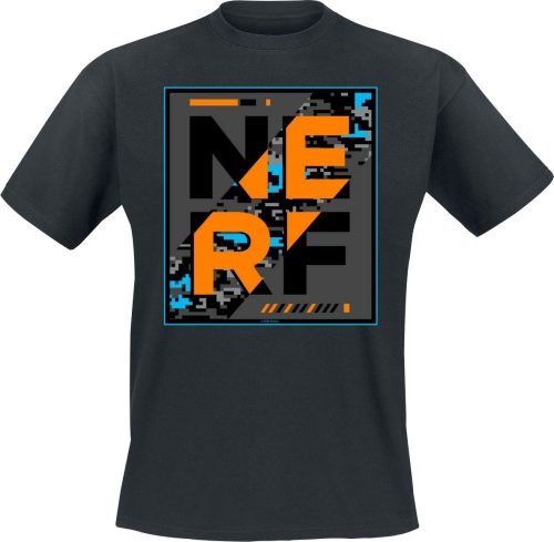NERF Cammoed Tričko černá