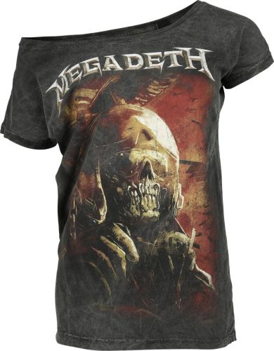 Megadeth Fighter Pilot Dámské tričko šedá