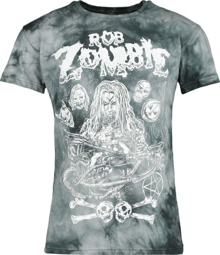 Rob Zombie Crossed Tričko šedá