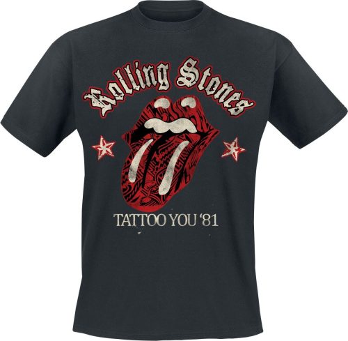 The Rolling Stones Tattoo You 81 Tričko černá
