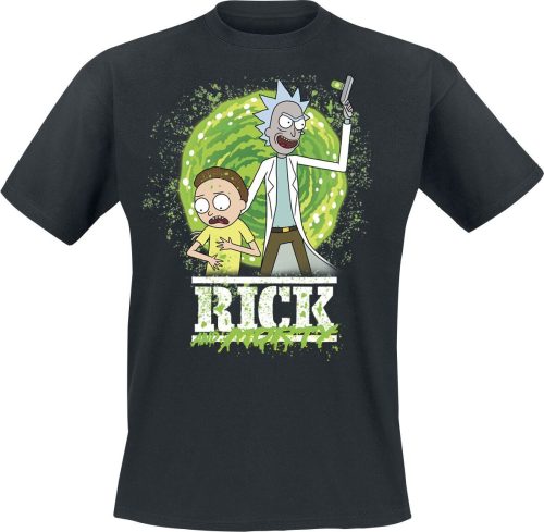 Rick And Morty Season 6 Tričko černá