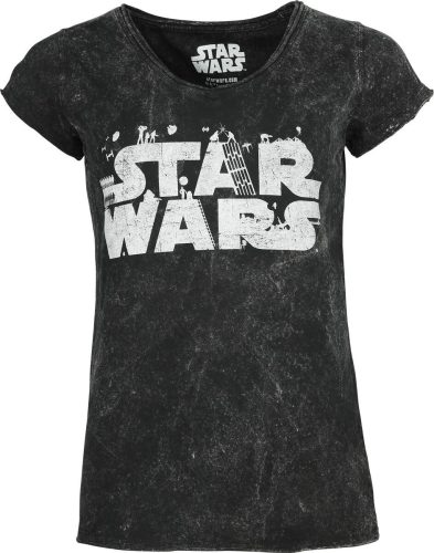 Star Wars Logo Dámské tričko černá
