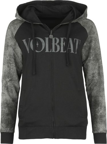 Volbeat EMP Signature Collection Dámská mikina s kapucí na zip cerná/tmave zelená