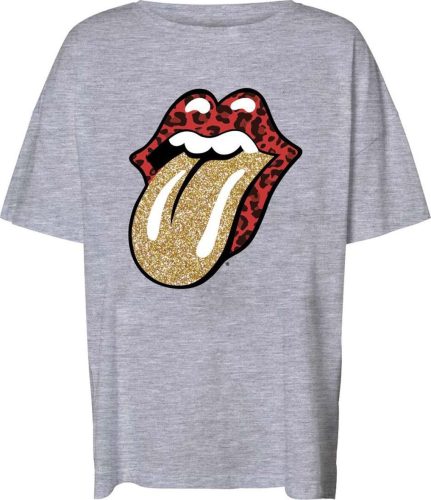 The Rolling Stones NMIda Glitter Rolling Stones Tričko šedá