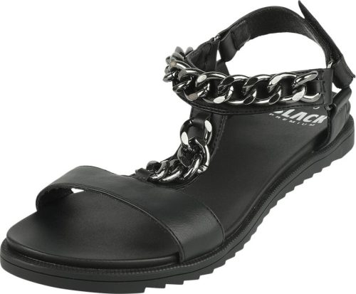 Black Premium by EMP Sandály s řetízky sandály černá