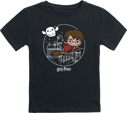 Harry Potter Kids - Harry und Hedwig detské tricko černá