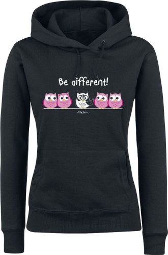 Be Different! Be Different! - Metal Dámská mikina s kapucí černá