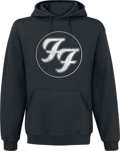 Foo Fighters Logo In Circle Mikina s kapucí černá