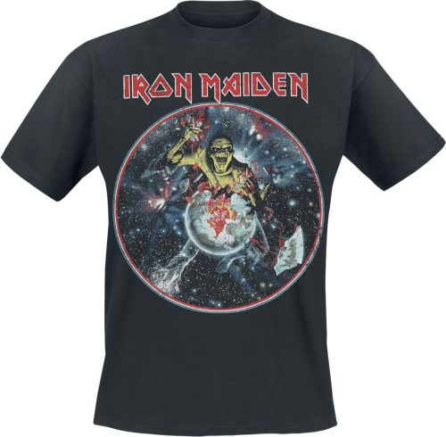 Iron Maiden The Beast On The Run - World Peace Tour `83 Tričko černá