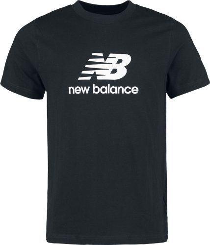 New Balance Tričko Stacked Logo Tričko černá
