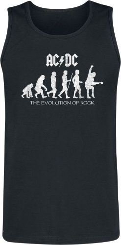 AC/DC Evolution Of Rock Tank top černá