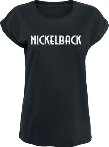 Nickelback White Logo Dámské tričko černá