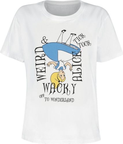 Alice in Wonderland Tick Tock Dámské tričko bílá