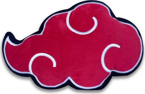 Naruto Shippuden - Akatsuki Cloud dekorace polštár cervená/bílá