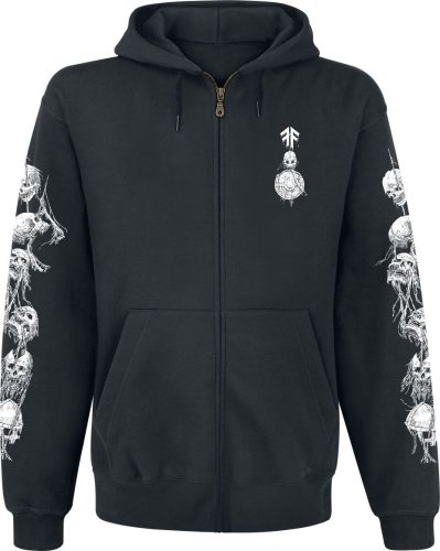 Amon Amarth Shieldwall Mikina s kapucí na zip černá