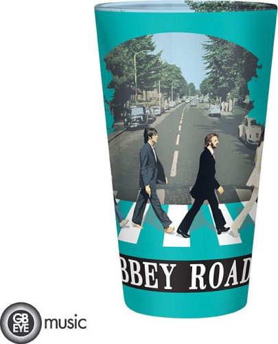 The Beatles Abbey Road sklenicka vícebarevný