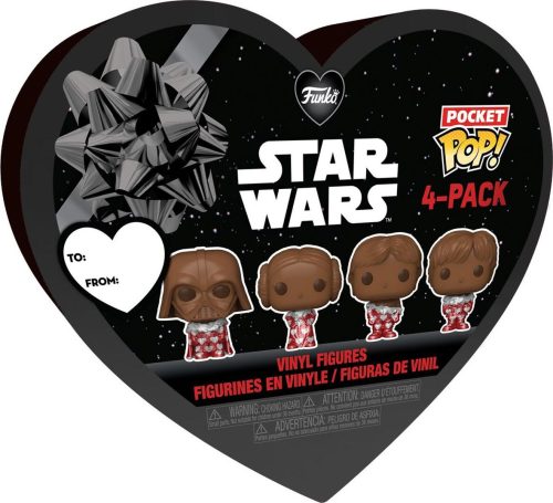 Star Wars Star Wars - Valentine´s Day Box - balení 4 ks (čokoládové) Sberatelská postava vícebarevný