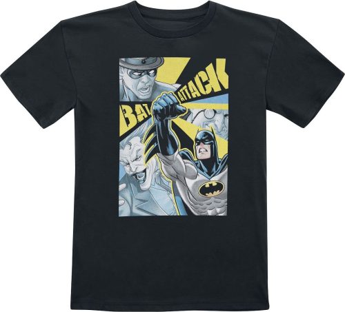 Batman Kids - Bat Attack detské tricko černá