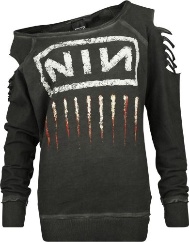 Nine Inch Nails Downward Spiral Dámská mikina charcoal
