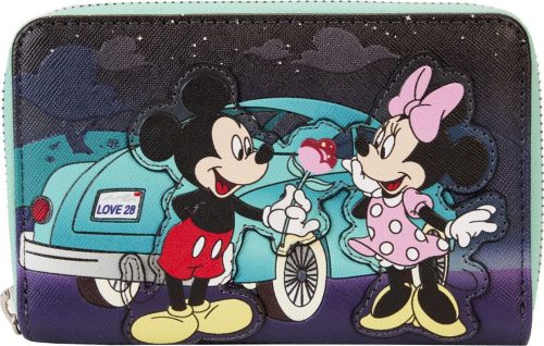 Mickey & Minnie Mouse Loungefly - Micky & Minnie Date Night Drive-In Peněženka vícebarevný
