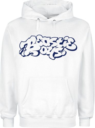 Beastie Boys Graffiti Logo Mikina s kapucí bílá