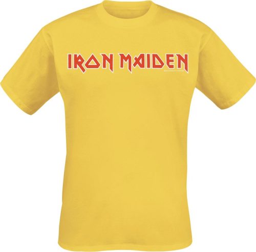 Iron Maiden Logo Tričko žlutá