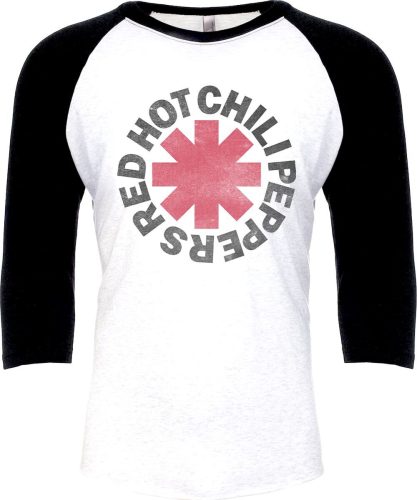 Red Hot Chili Peppers Asterisk Tričko s dlouhým rukávem bílá/cerná