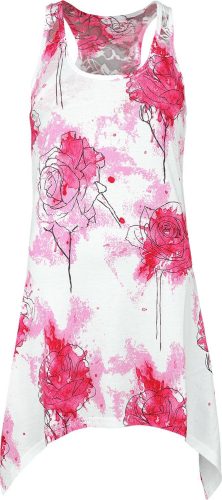 Innocent Tílko s krajkovými díly Watercolour Rose Dámský top bílá/ružová