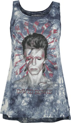 David Bowie Alladin Sane Dámský top modrá